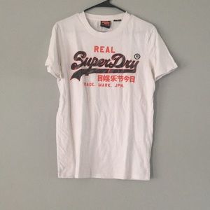 SuperDry White Camo Shirt